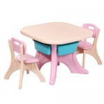 Masuta cu doua scaune Comfort  Pink 