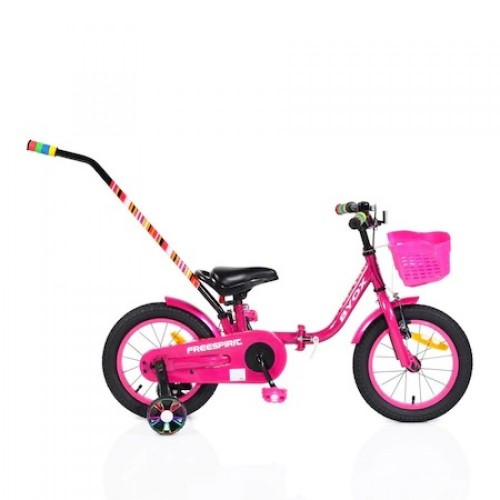 Bicicleta cu maner Byox Freespirit Pink 14 inch