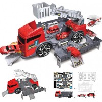 Set de joaca masina de pompieri si accesorii incluse 