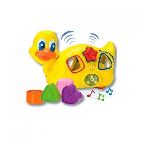 Jucarie muzicala sortatoare Ratusca Duck