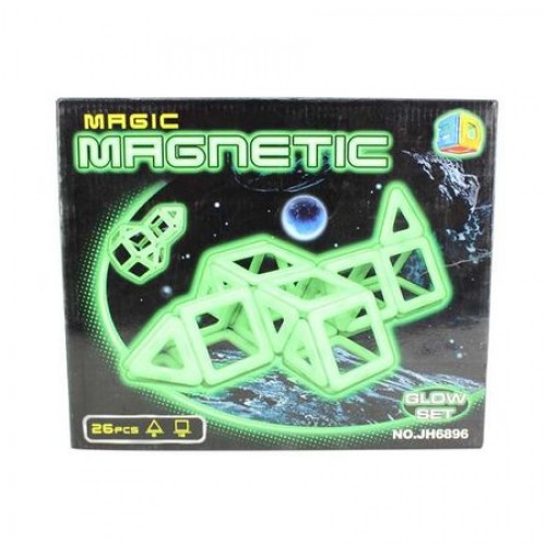 Joc magnetic Magic Glow 26 piese