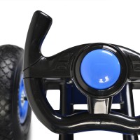 Kart cu pedale si roti gonflabile Moni Drift Air Blue 