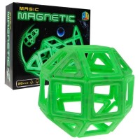 Set constructie magnetic Magic Glow 26 piese
