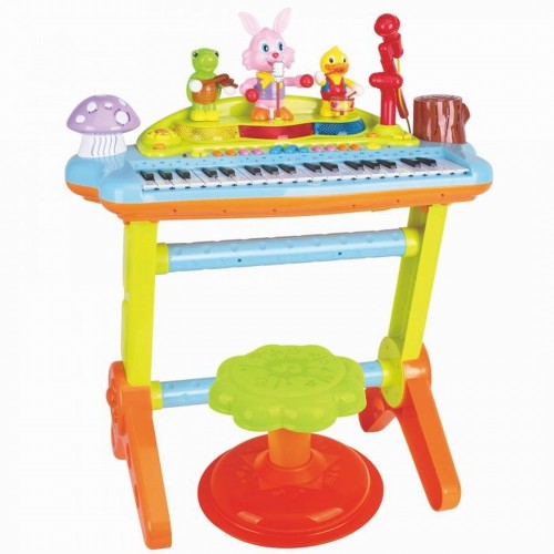  Orga muzicala cu scaunel si orchestra animalutelor, Hola Toys