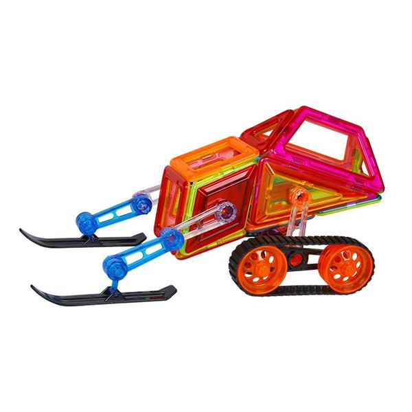 Joc de constructie magnetic - 56 piese - imagine 3