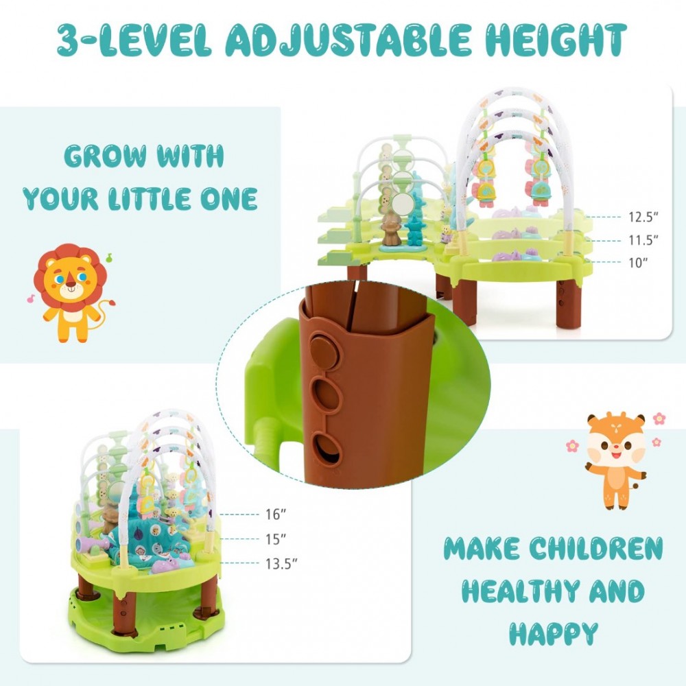 Centru de activitati pentru baieti Rainforest New Baby Jumperoo - imagine 6