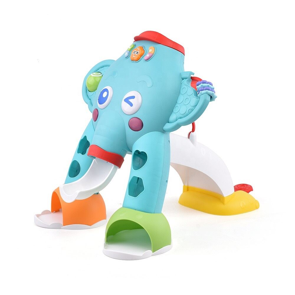Centru de activitati elefant cu bile, cos, sortator, sunete si lumini - imagine 10