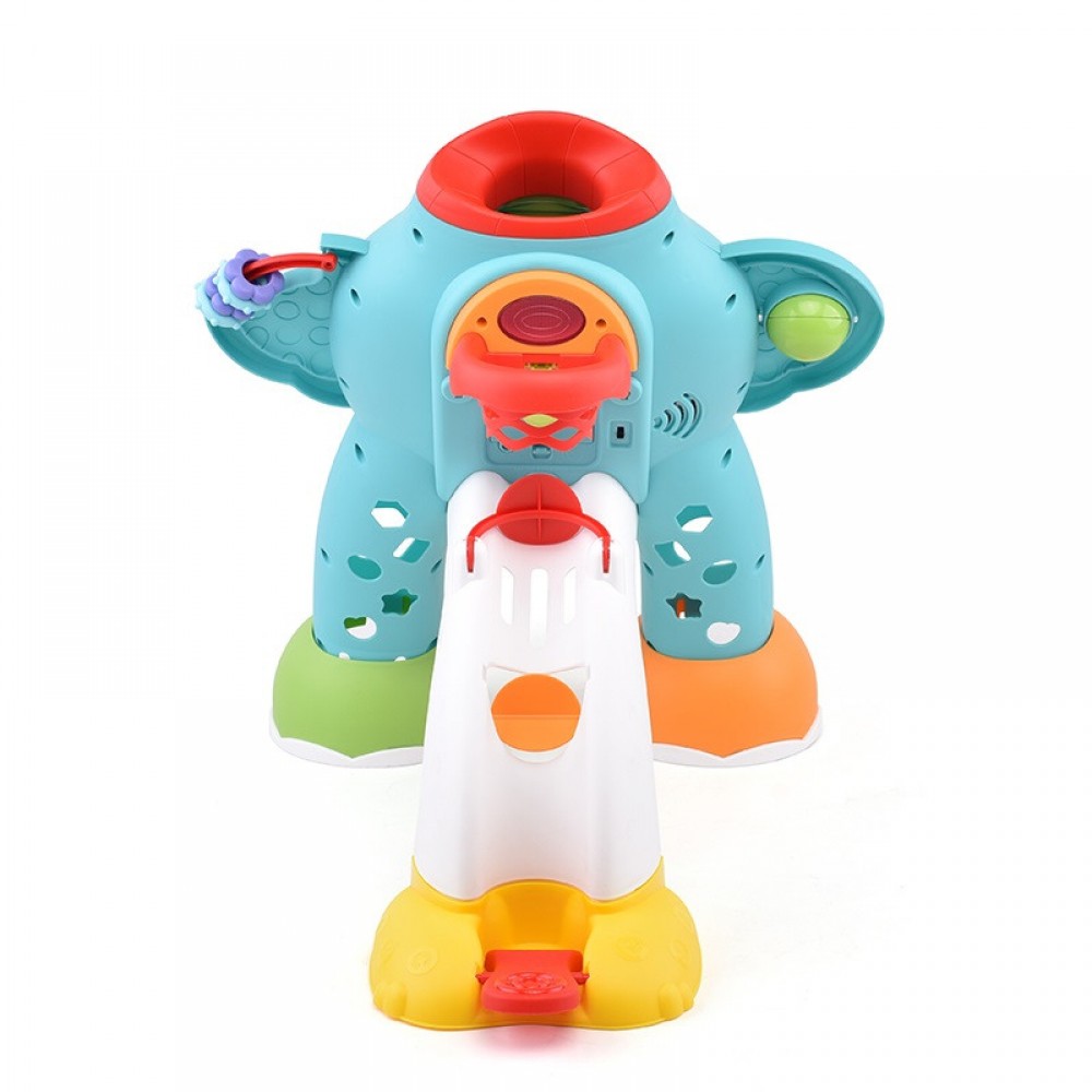 Centru de activitati elefant cu bile, cos, sortator, sunete si lumini - imagine 7