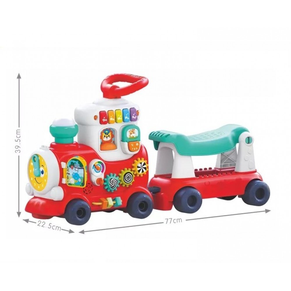 Trenulet interactiv pentru copii 4 in 1 Hola Toys - imagine 11