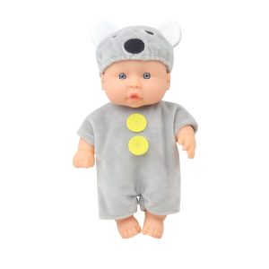 Papusa bebelus 20cm Muse, Costumas Gri