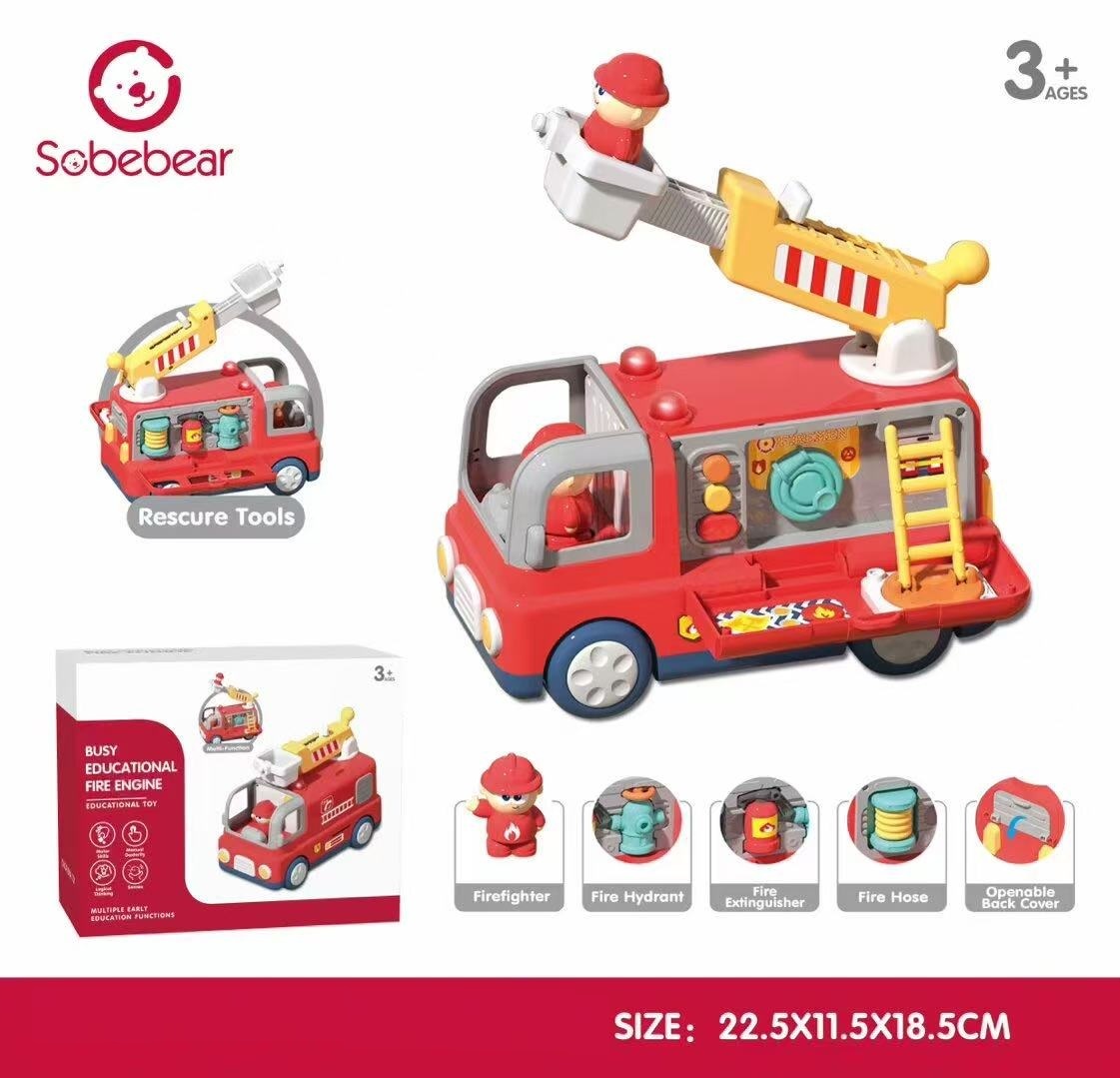 Jucarie interactiva masina de pompieri pentru copii