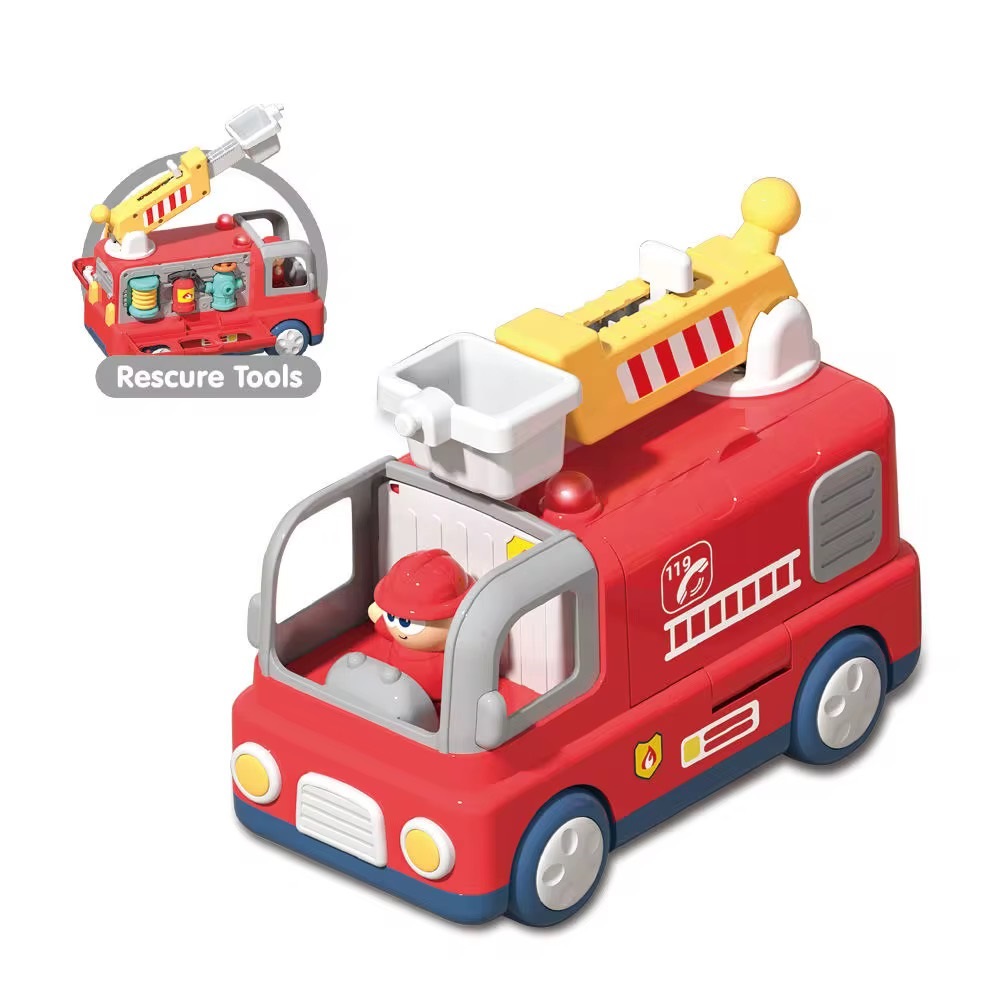 Jucarie interactiva masina de pompieri pentru copii - imagine 5