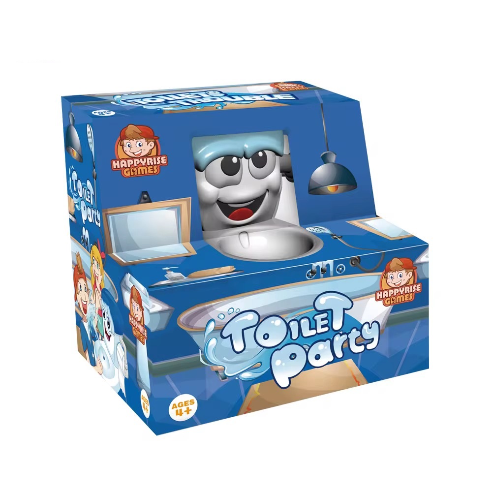 Joc Interactiv pentru Copii „Toilet Party”-Jucarie Amuzanta cu Pulverizare Apa - imagine 5