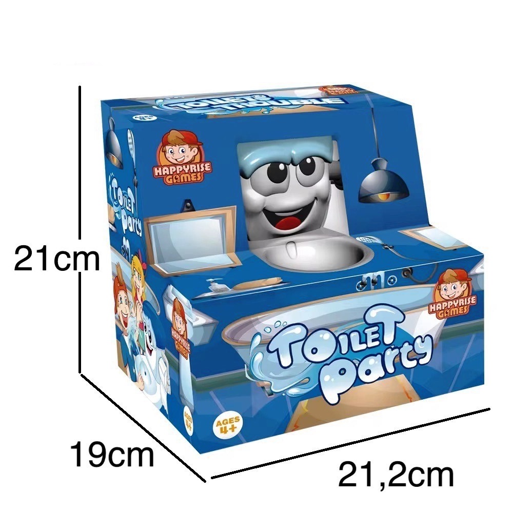 Joc Interactiv pentru Copii „Toilet Party”-Jucarie Amuzanta cu Pulverizare Apa - imagine 7