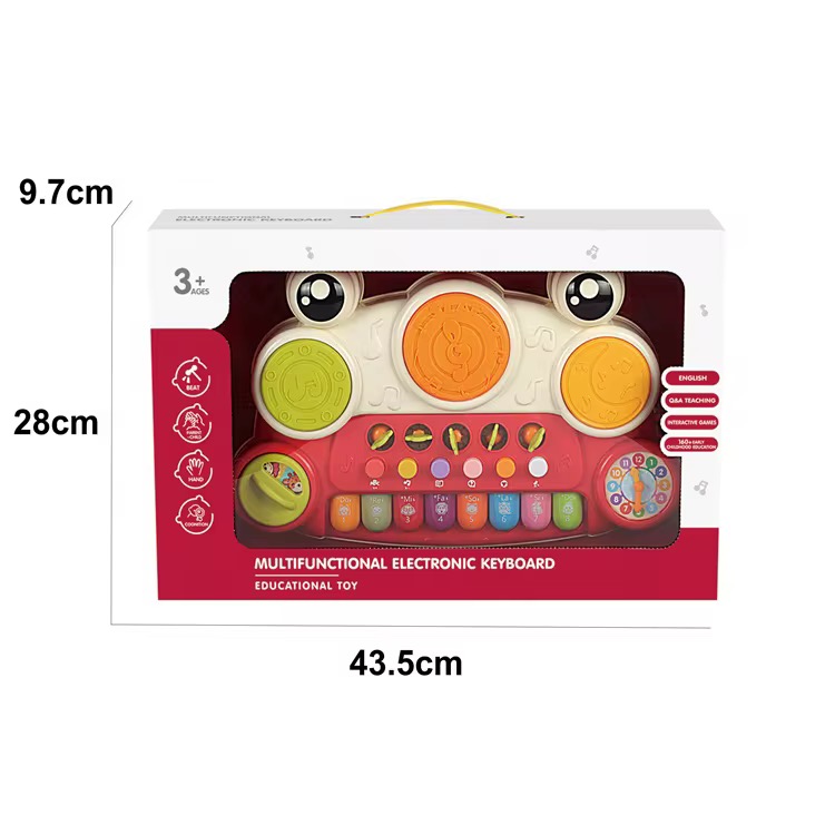 Jucarie muzicala interactiva pianina broscuta - imagine 10