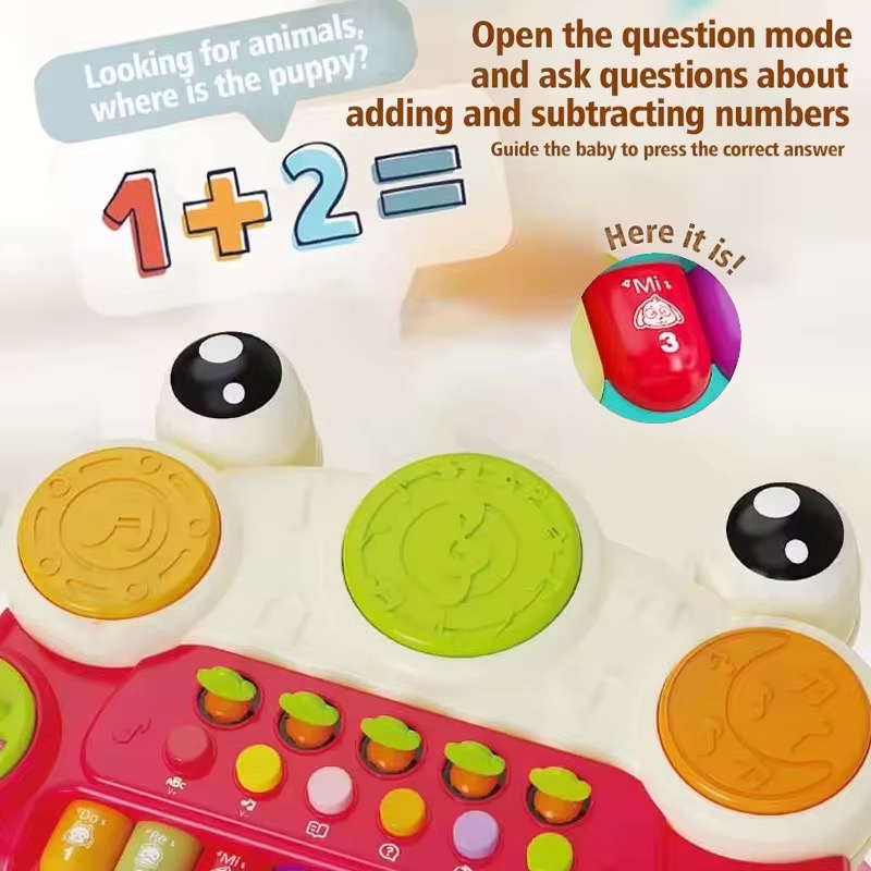 Jucarie muzicala interactiva pianina broscuta - imagine 4