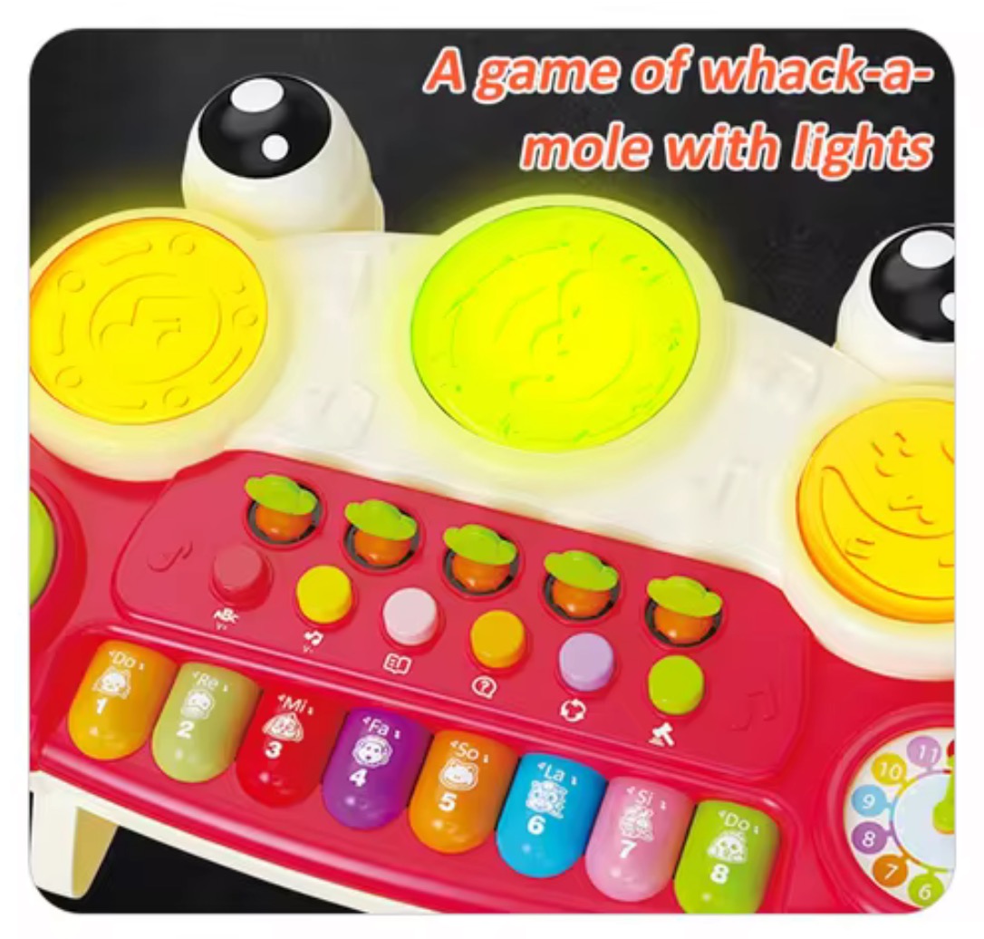 Jucarie muzicala interactiva pianina broscuta - imagine 7