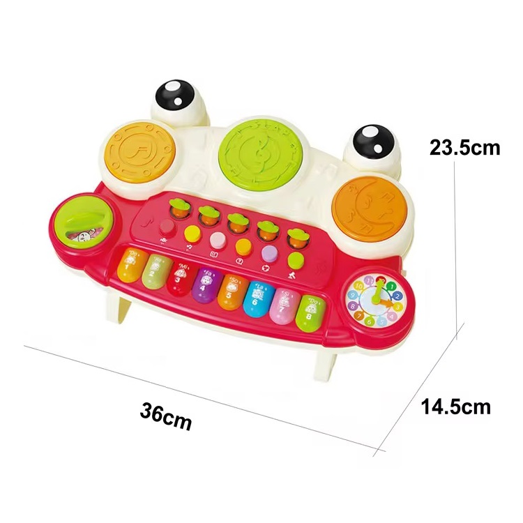 Jucarie muzicala interactiva pianina broscuta - imagine 9